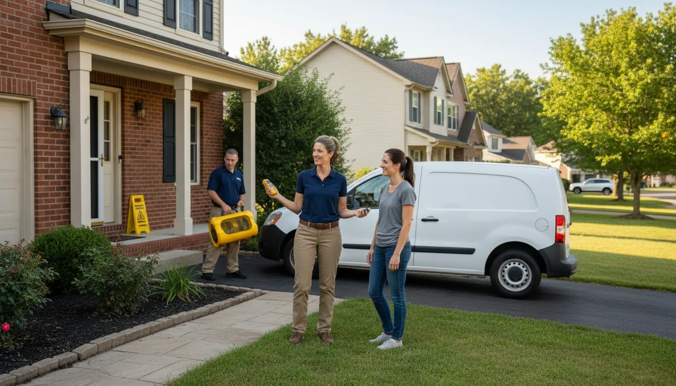 Water restoration image for Fire And Smoke Damage Restoration in Bluffton, OH